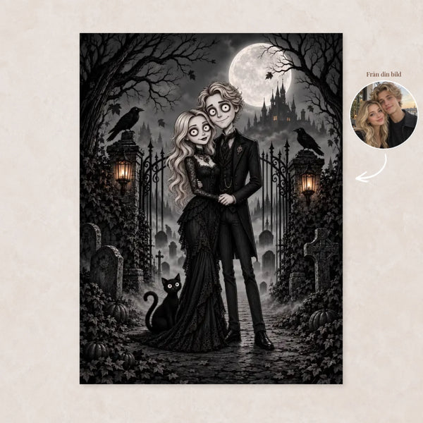 Vår mörka saga™ – Personlig Halloweenposter