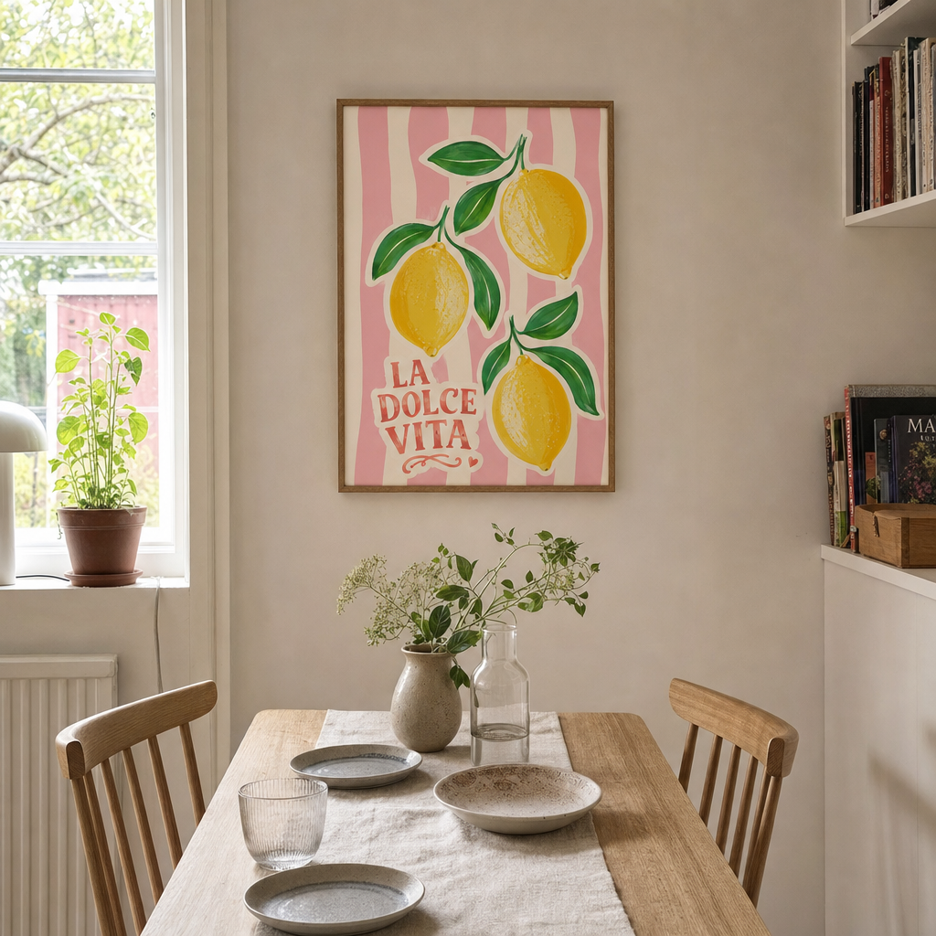 La Dolce Vita poster i ekram i svensk matvrå