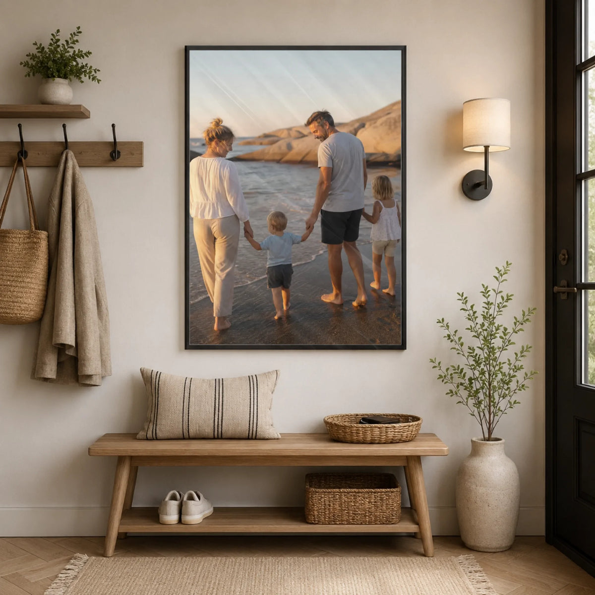 Fotoposter i färg med eget foto – Ett Ögonblick, i hallen – bild 2