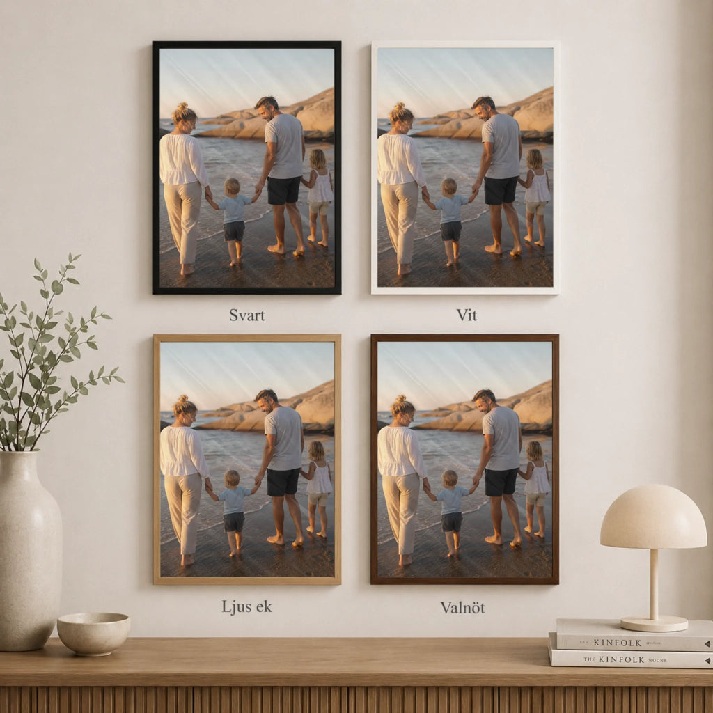 Fotoposter i färg med eget foto – Ett Ögonblick, på väggen – bild 2