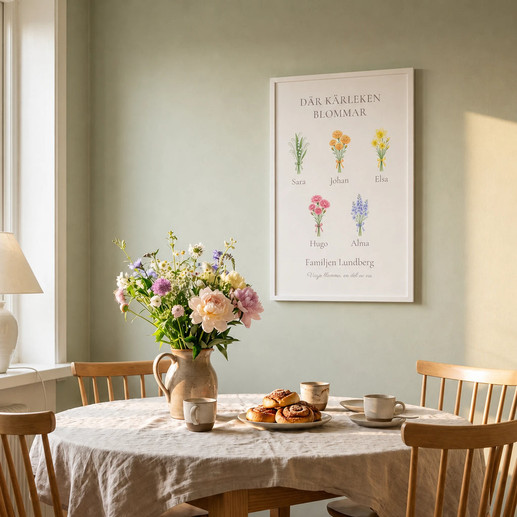Familjeblom – i matsalen