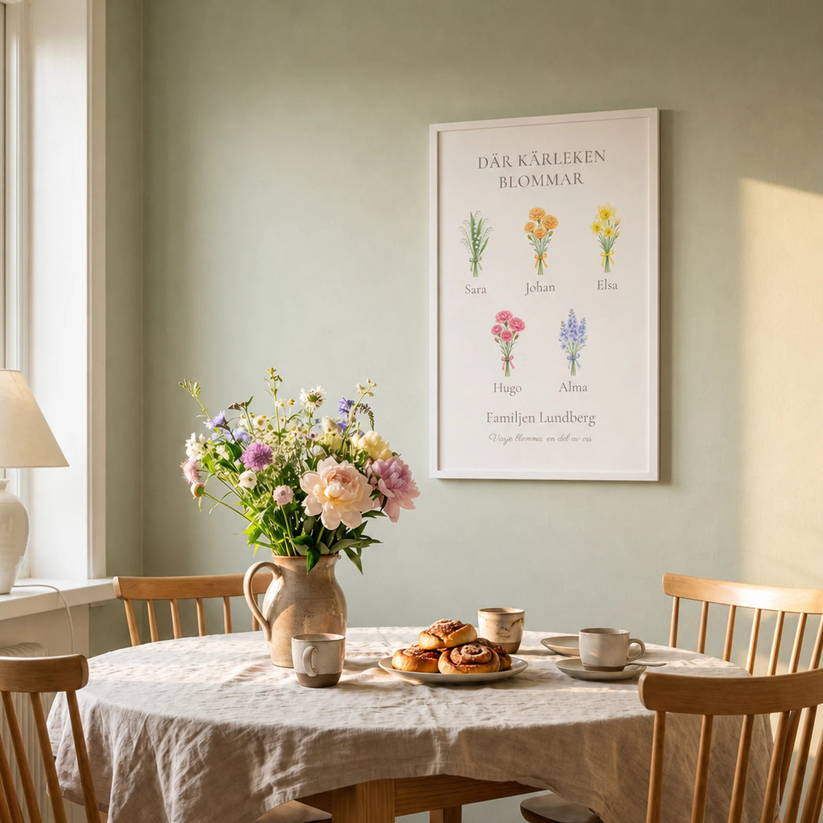 Familjeblom – i matsalen