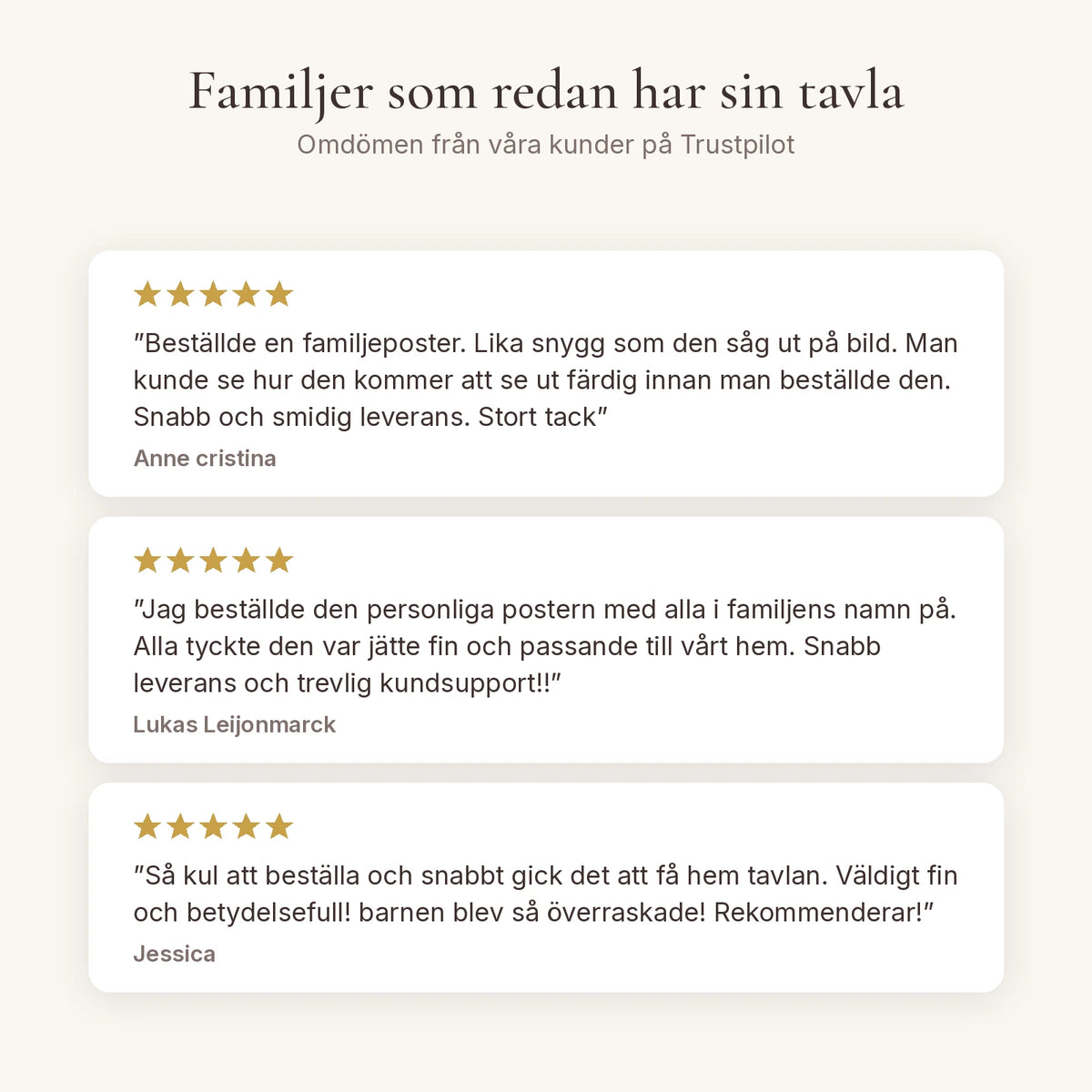 Familjeblom Barnbarn – omdömen