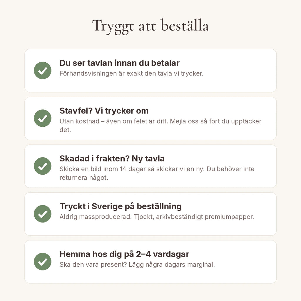 Familjeblom Barnbarn – tryggt att beställa