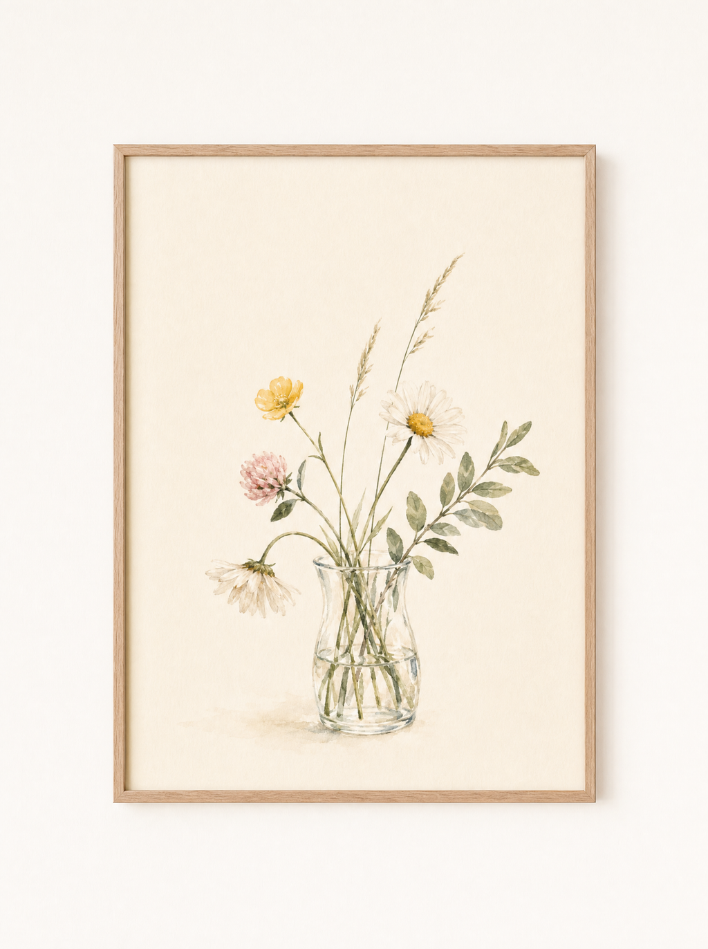 Ängsblommor i Vas poster i ekram, ren produktbild