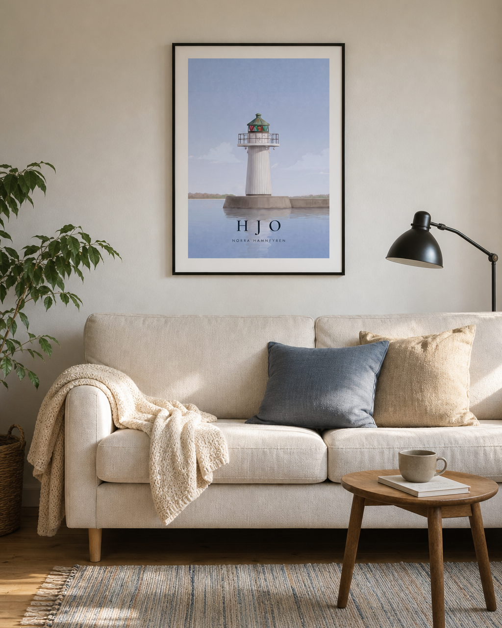 Hamnfyren, Hjo – Poster